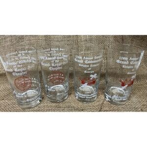 Vintage‎ Mason's, Knights Templar of Georgia Glasses, Grand Commandery 1989